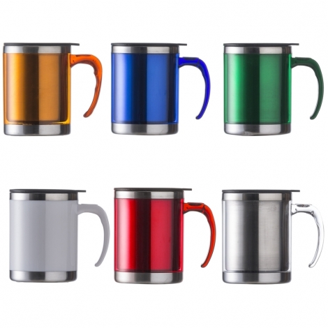 CANECA ACRÍLICA 400 ML COM TAMPA