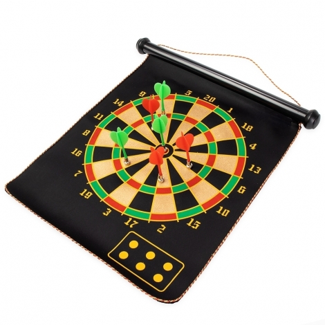 JOGO DE DARDOS MAGNÉTICO DUPLA FACE