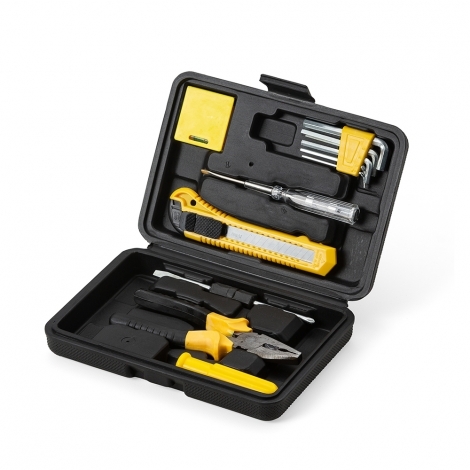 KIT FERRAMENTA 11 PÇS ESTOJO PLÁSTICO