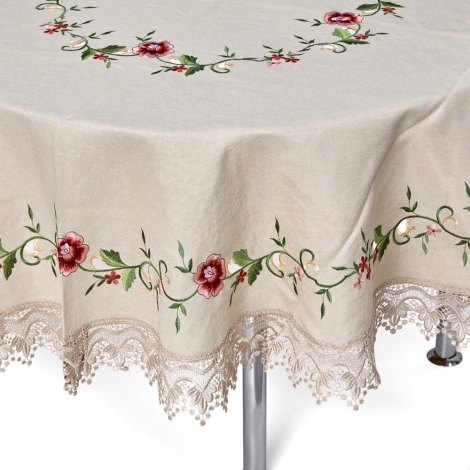 TOALHA MESA RED. 1,8 M X 1,8 M
