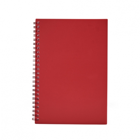 CADERNO A5 PLÁSTICO