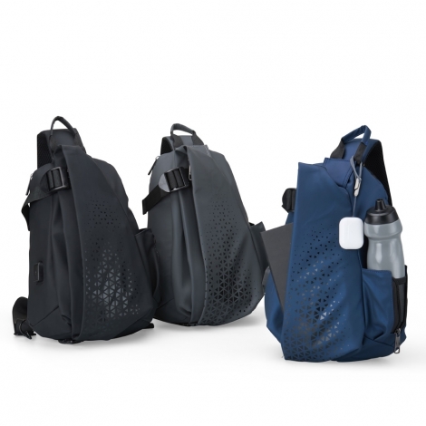 MOCHILA DE OMBRO USB 10L