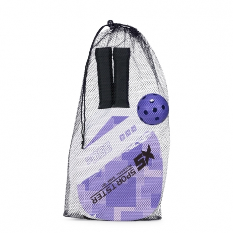 KIT RAQUETES PICKLEBALL 3 PEÇAS
