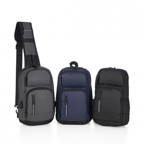 MOCHILA DE OMBRO USB 8L