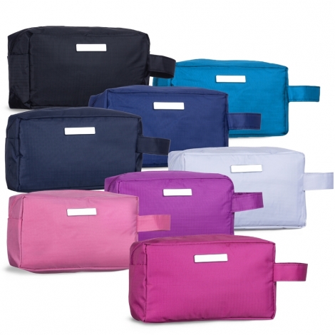 NECESSAIRE PVC IMPERMEÁVEL C/ PLAQUINHA