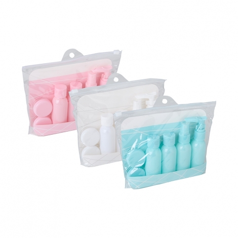 KIT VIAGEM PLÁSTICO 6 PEÇAS
