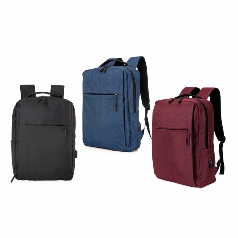 MOCHILA DE NYLON USB 20L