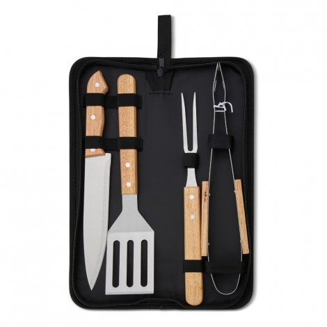 KIT CHURRASCO 4 PEÇAS