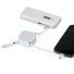 CABO USB RETRÁTIL 3 EM 1