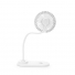 VENTILADOR COM LED E CARREGAMENTO VIA INDUÇÃO