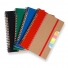 CADERNO P/ ANOT. KRAFT COM ELASTICO