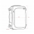 MOCHILA COURO SINTÉTICO 28 LITROS