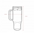 CANECA INOX PAREDE DUPLA 1,2L