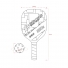 KIT RAQUETES PICKLEBALL 3 PEÇAS