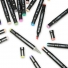 KIT CANETAS MARCADORAS PONTAS DUPLAS 108 CORES