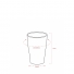 COPO PALHA DE TRIGO 310ML