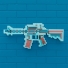 ARMA PLÁSTICA DE BRINQUEDO