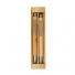 KIT ECOLÓGICO CANETA E LAPISEIRA BAMBU
