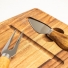 KIT QUEIJO 2 PÇS + TÁBUA QUADRADA